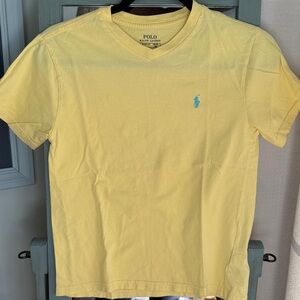Polo by Ralph Lauren Yellow V-Neck Tee